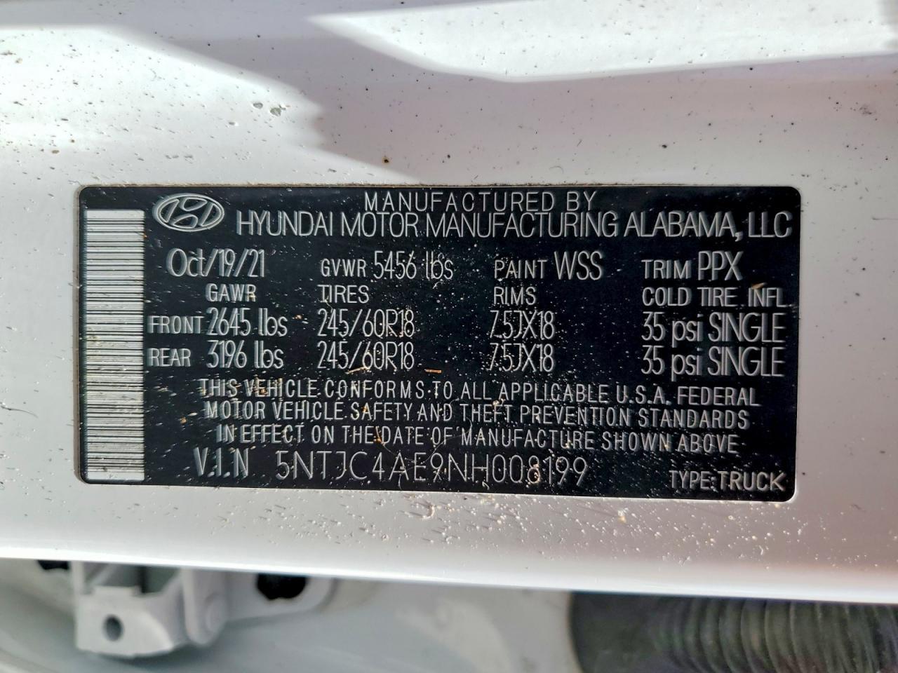 2022 Hyundai Santa Cruz Sel - zdjęcie 12
