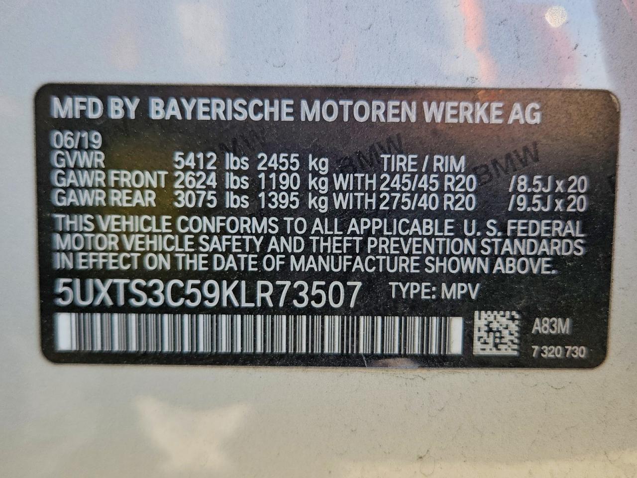 2019 BMW X3 xDrivem40I - zdjęcie 14
