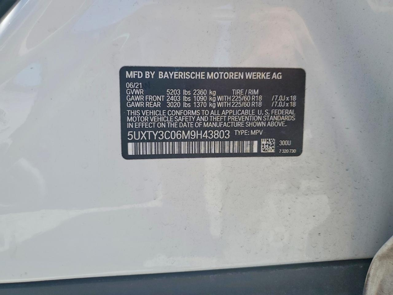 2021 BMW X3 Sdrive30I - zdjęcie 12
