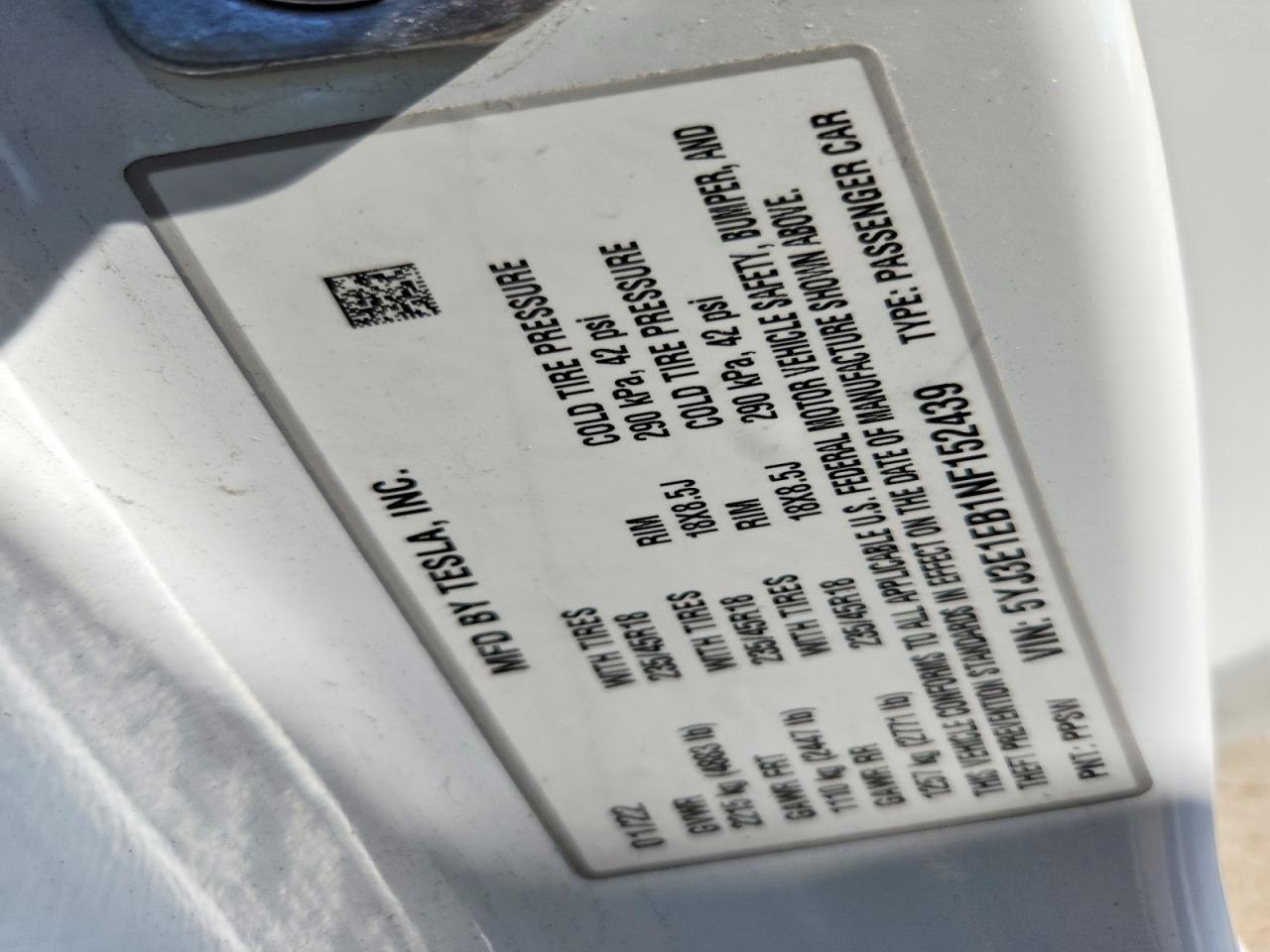 2022 Tesla Model 3 - zdjęcie 12