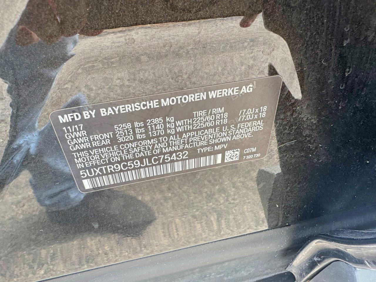 2018 BMW X3 xDrive30I - zdjęcie 14