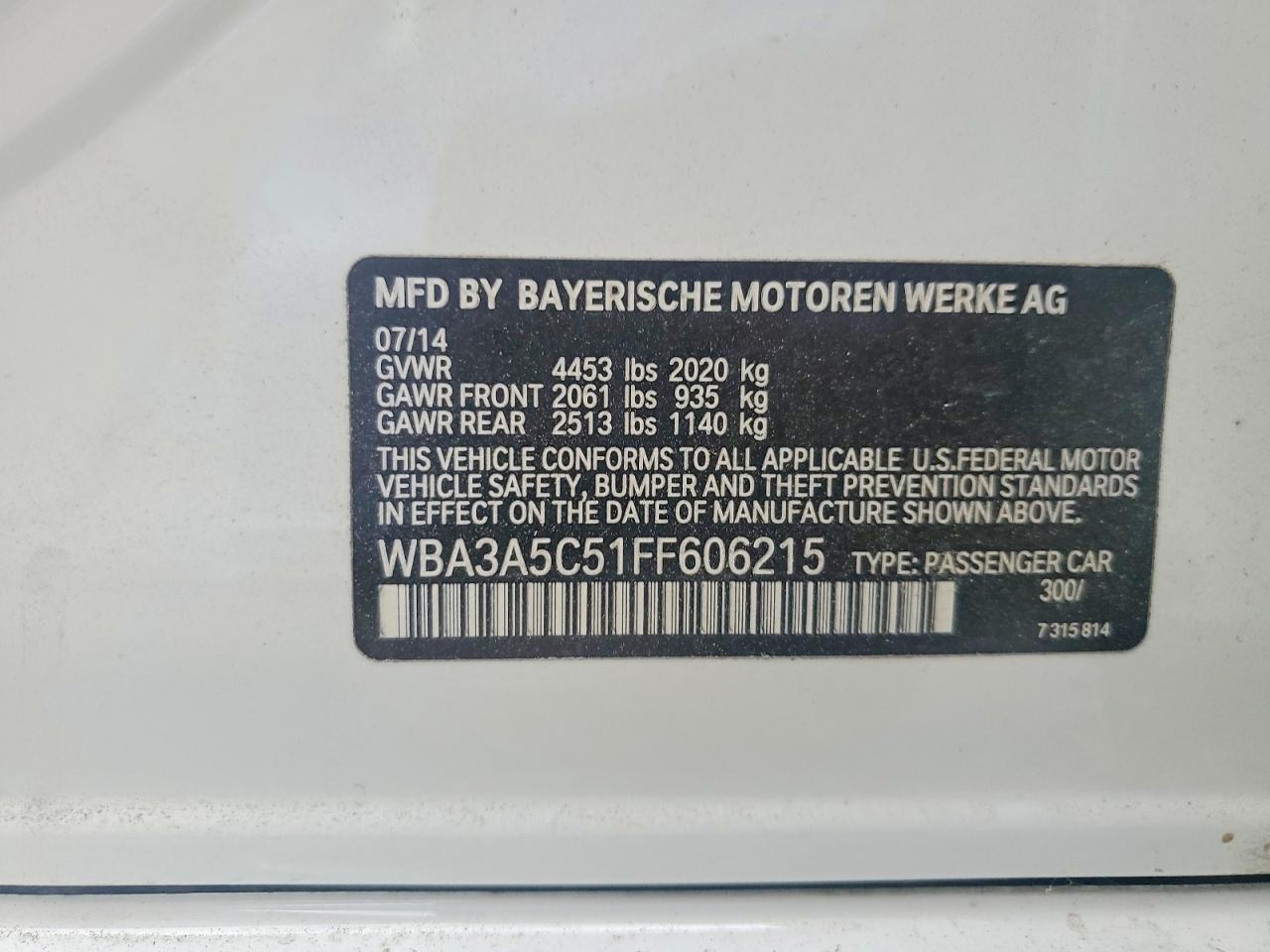 2015 BMW 328 I - zdjęcie 12