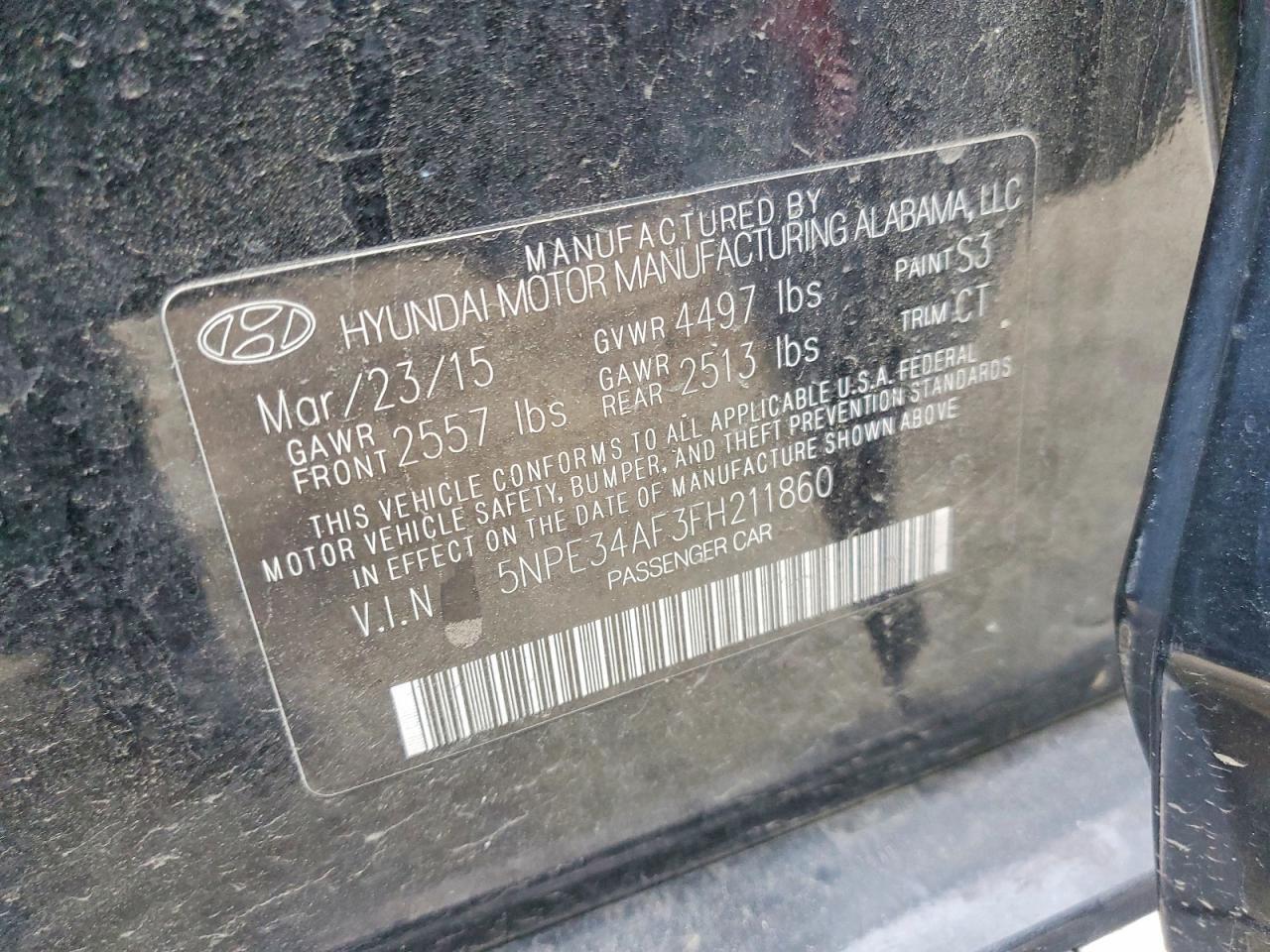 2015 Hyundai Sonata Limited - zdjęcie 12