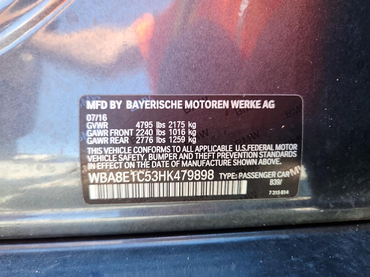 2017 BMW 330E - zdjęcie 12