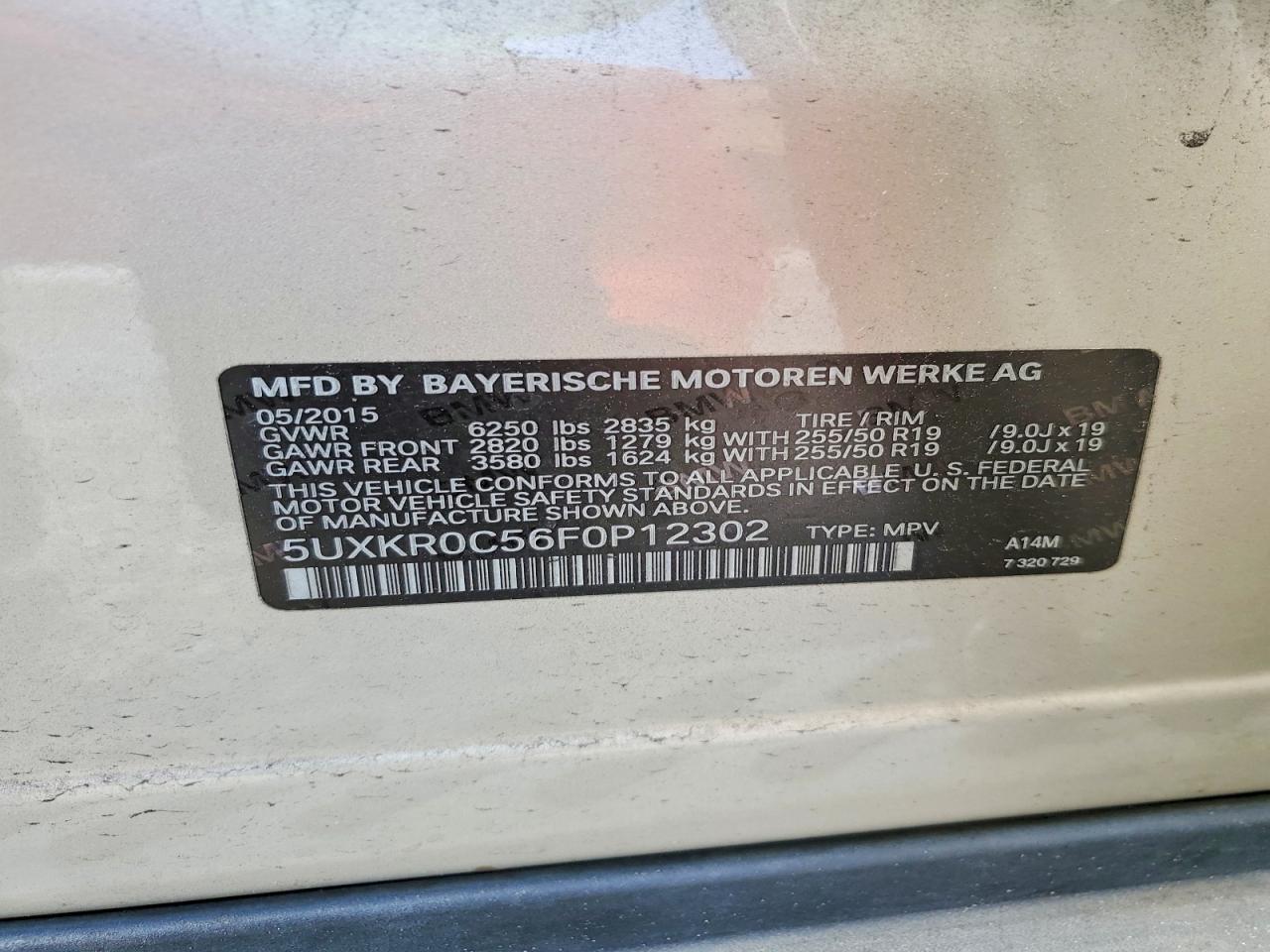 2015 BMW X5 xDrive35I - zdjęcie 13