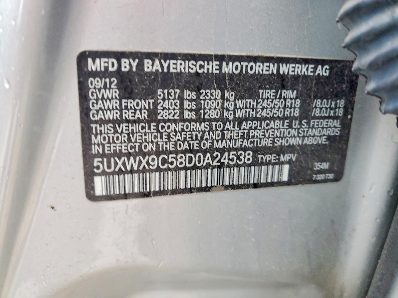 2013 BMW X3 xDrive28I - zdjęcie 13