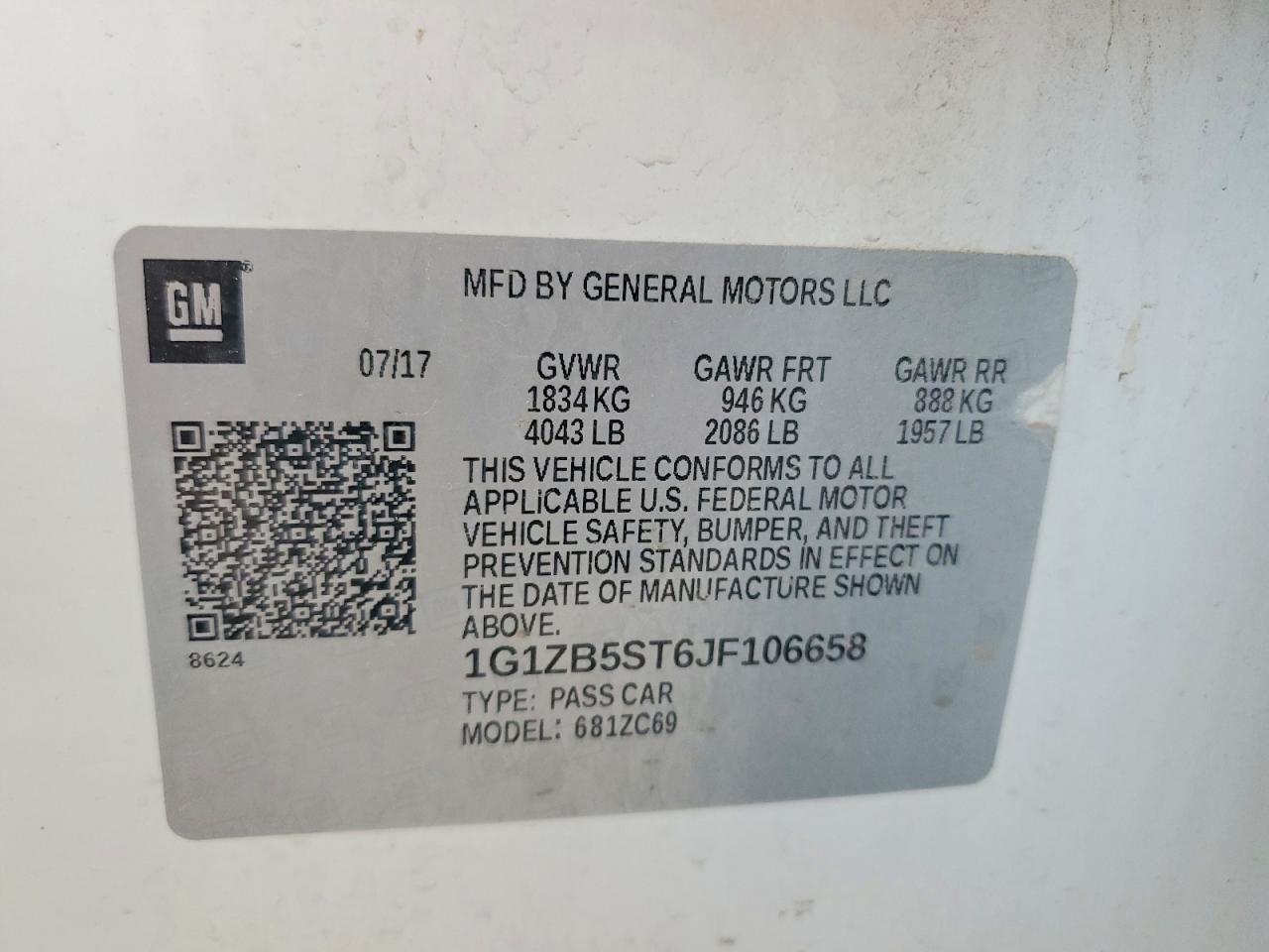 2018 Chevrolet Malibu Ls - zdjęcie 12
