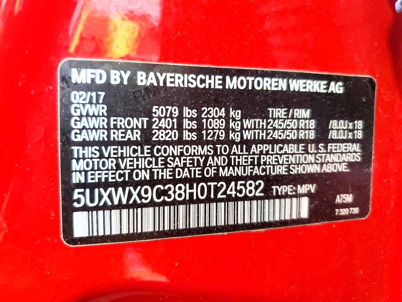 2017 BMW X3 xDrive28I - zdjęcie 14