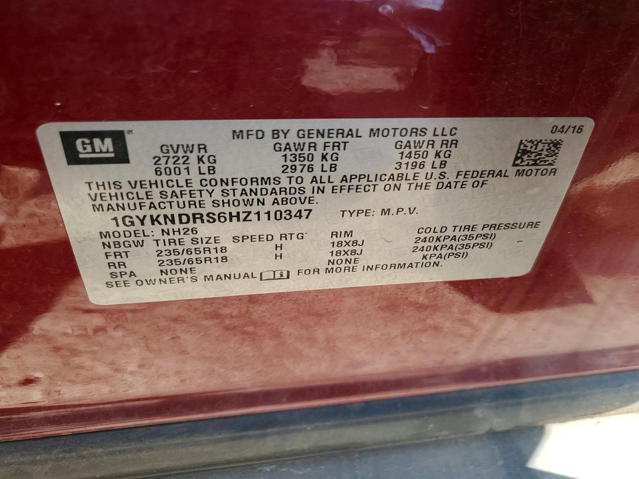 2017 Cadillac Xt5 Luxury - zdjęcie 12