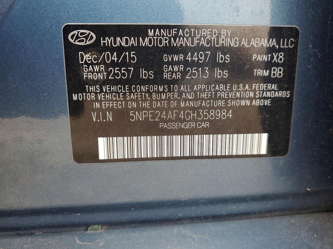 2016 Hyundai Sonata Se - zdjęcie 12