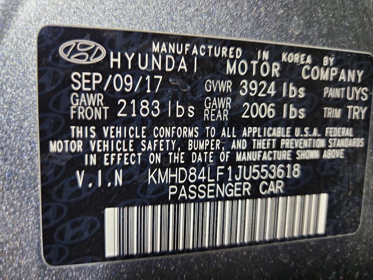2018 Hyundai Elantra Value Edition - zdjęcie 14