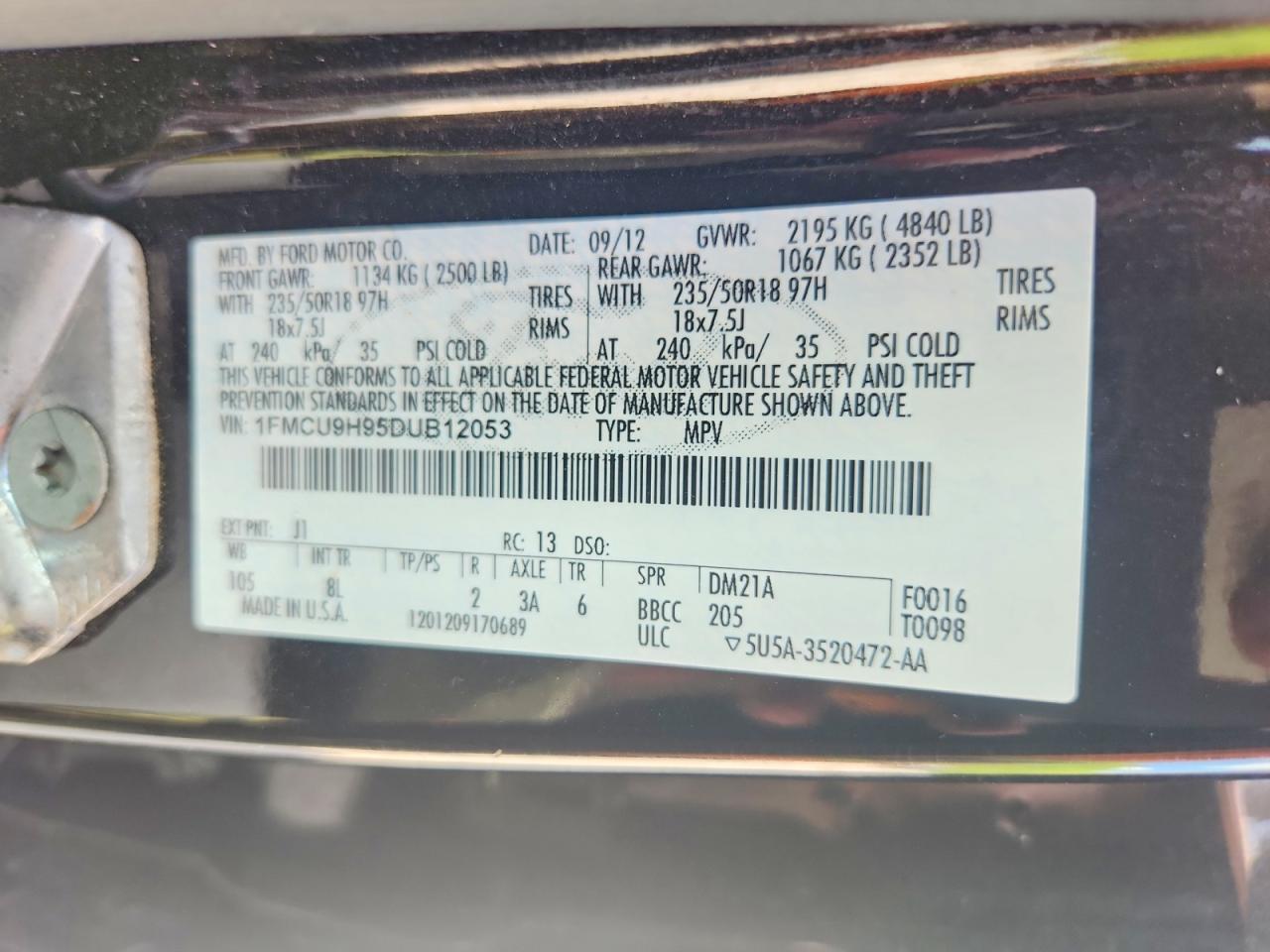 2013 Ford Escape Sel - zdjęcie 13