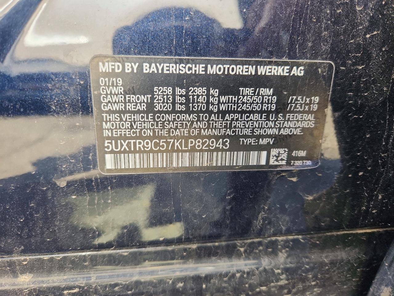 2019 BMW X3 xDrive30I - zdjęcie 13