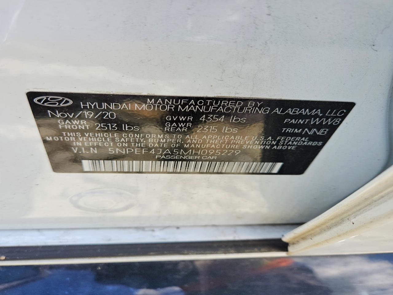 2021 Hyundai Sonata Sel - zdjęcie 12