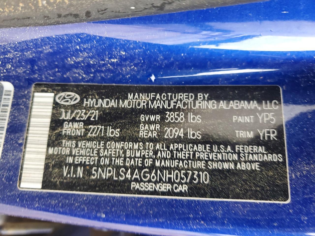2022 Hyundai Elantra Sel - zdjęcie 12