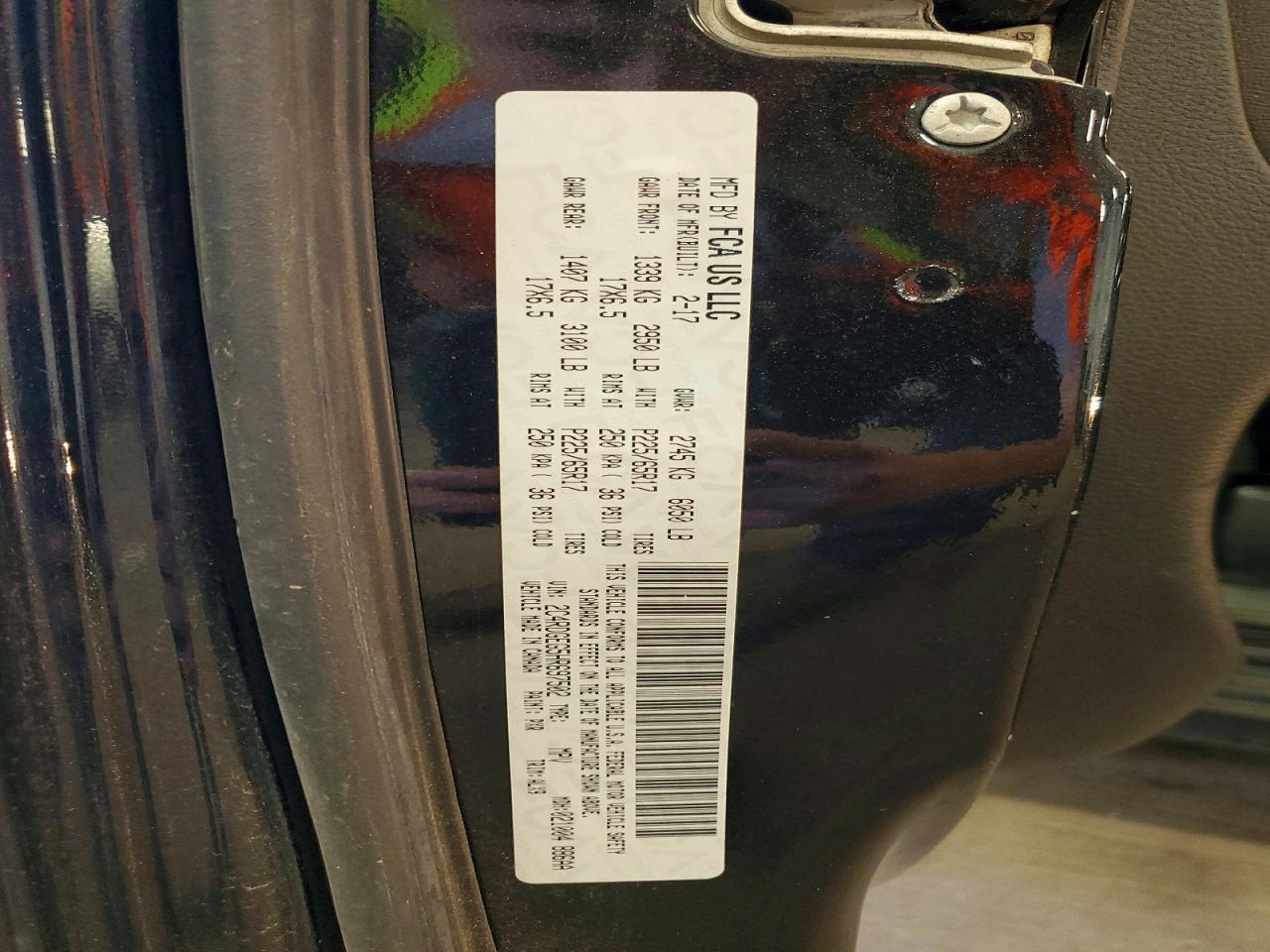 2017 Dodge Grand Caravan Gt - zdjęcie 13