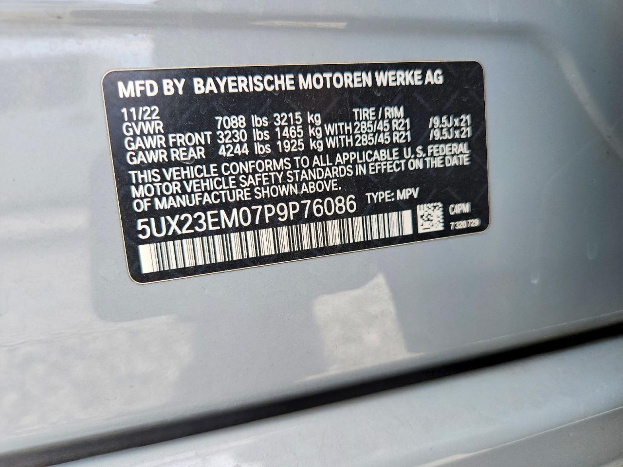 2023 BMW X7 xDrive40I - zdjęcie 13