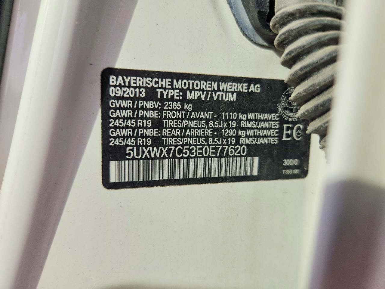 2014 BMW X3 xDrive35I - zdjęcie 13