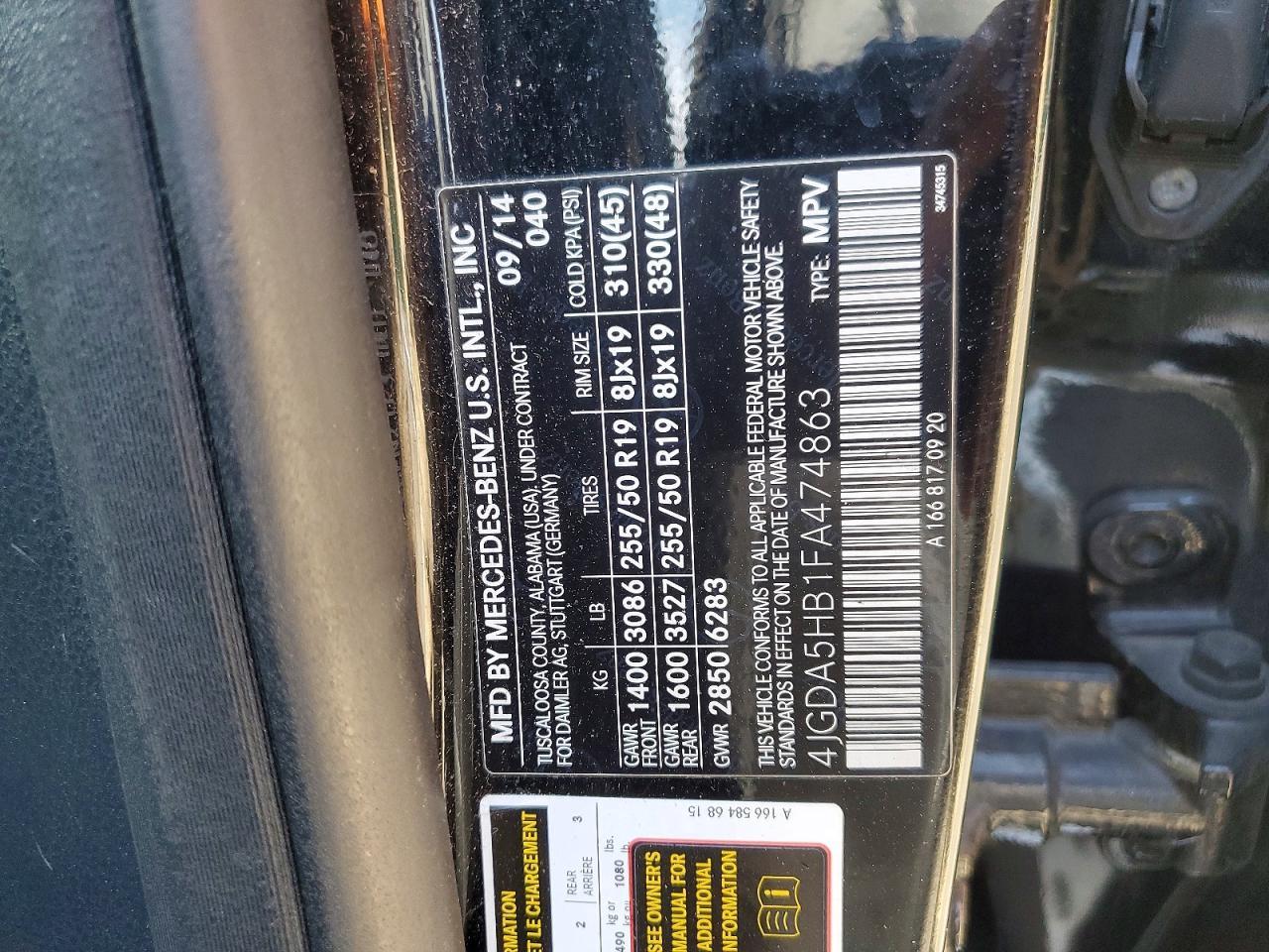 2015 Mercedes-Benz Ml 350 4Matic - zdjęcie 13