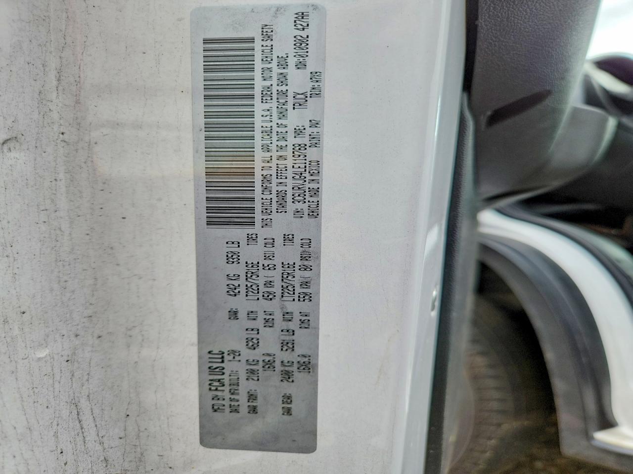 2020 Ram Promaster 3500 3500 High - zdjęcie 13