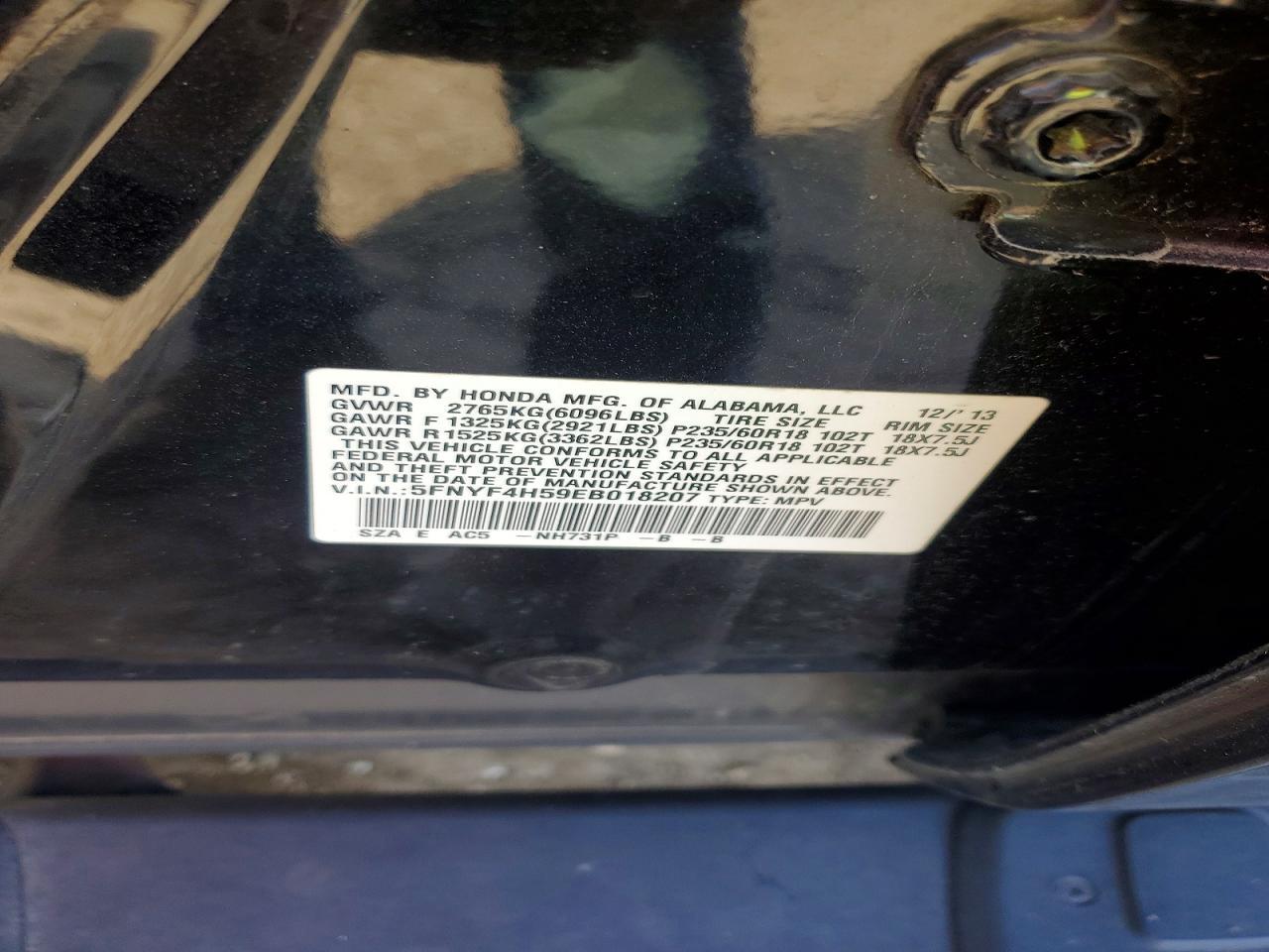 2014 Honda Pilot - zdjęcie 13