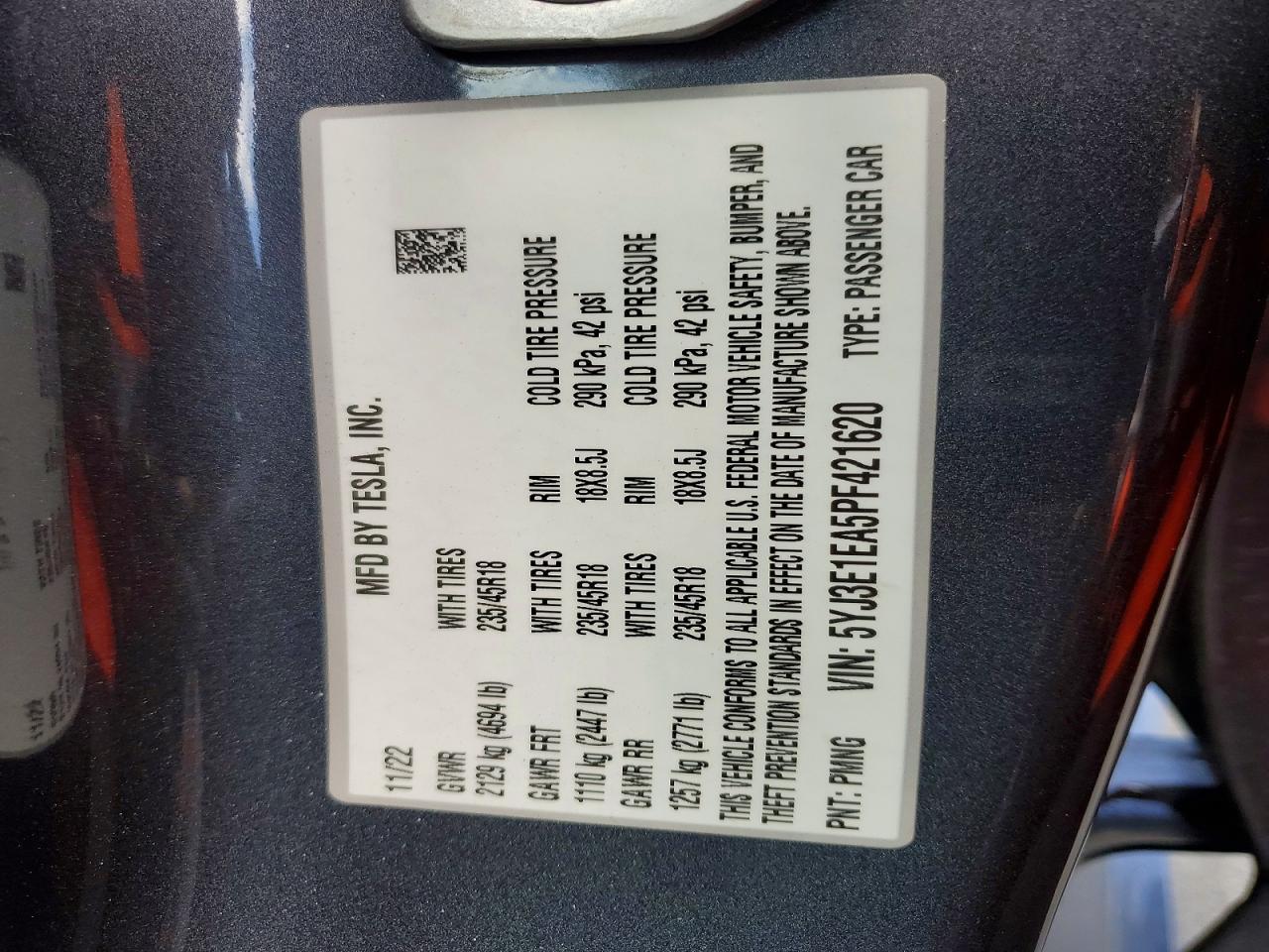 2023 Tesla Model 3 - zdjęcie 12