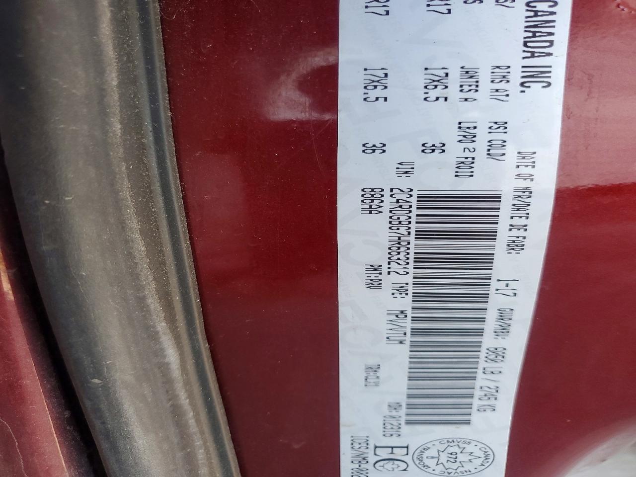 2017 Dodge Grand Caravan Se - zdjęcie 14
