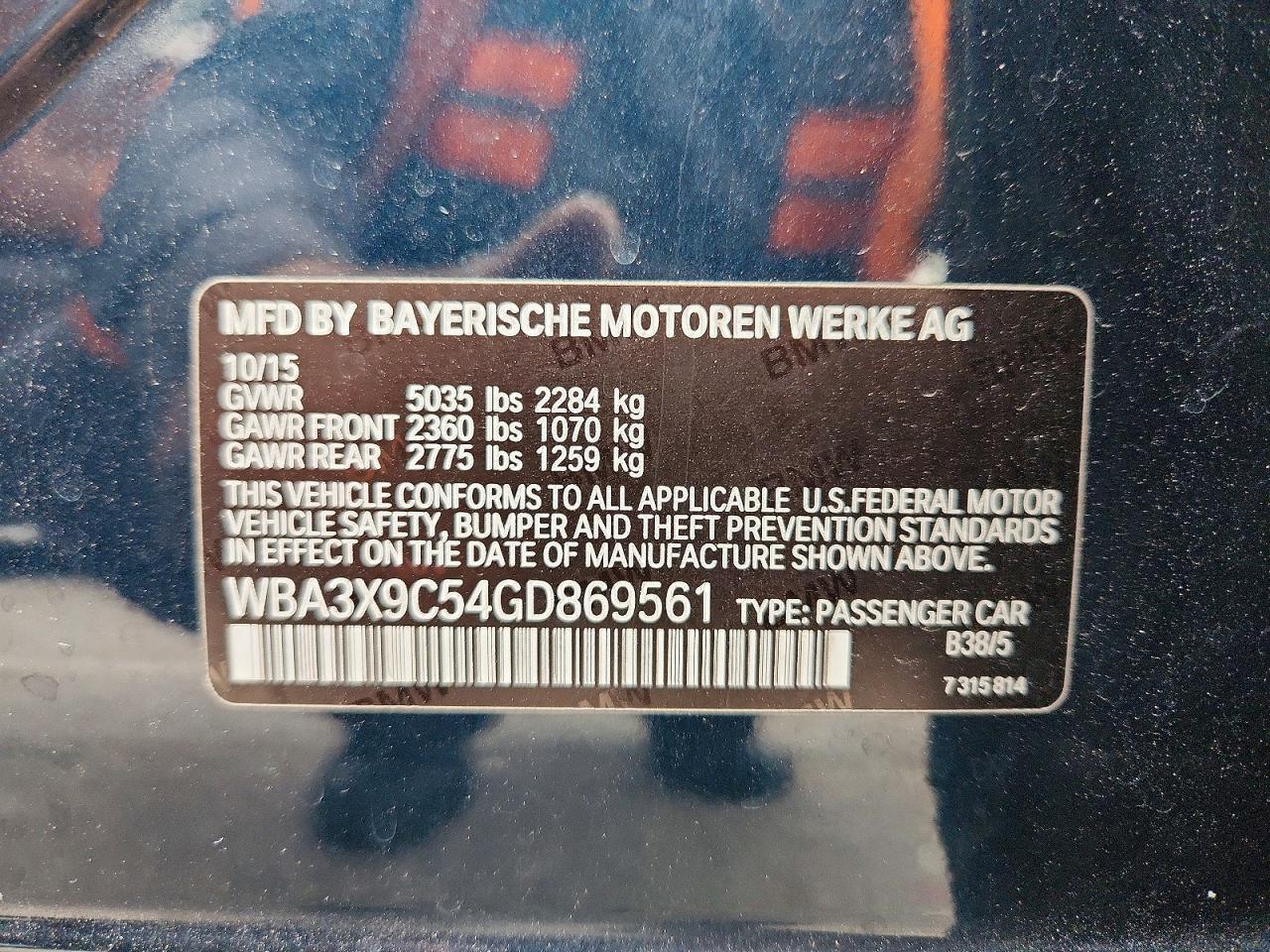 2016 BMW 335 Xigt - zdjęcie 12