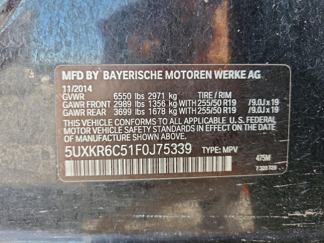 2015 BMW X5 xDrive50I - zdjęcie 13