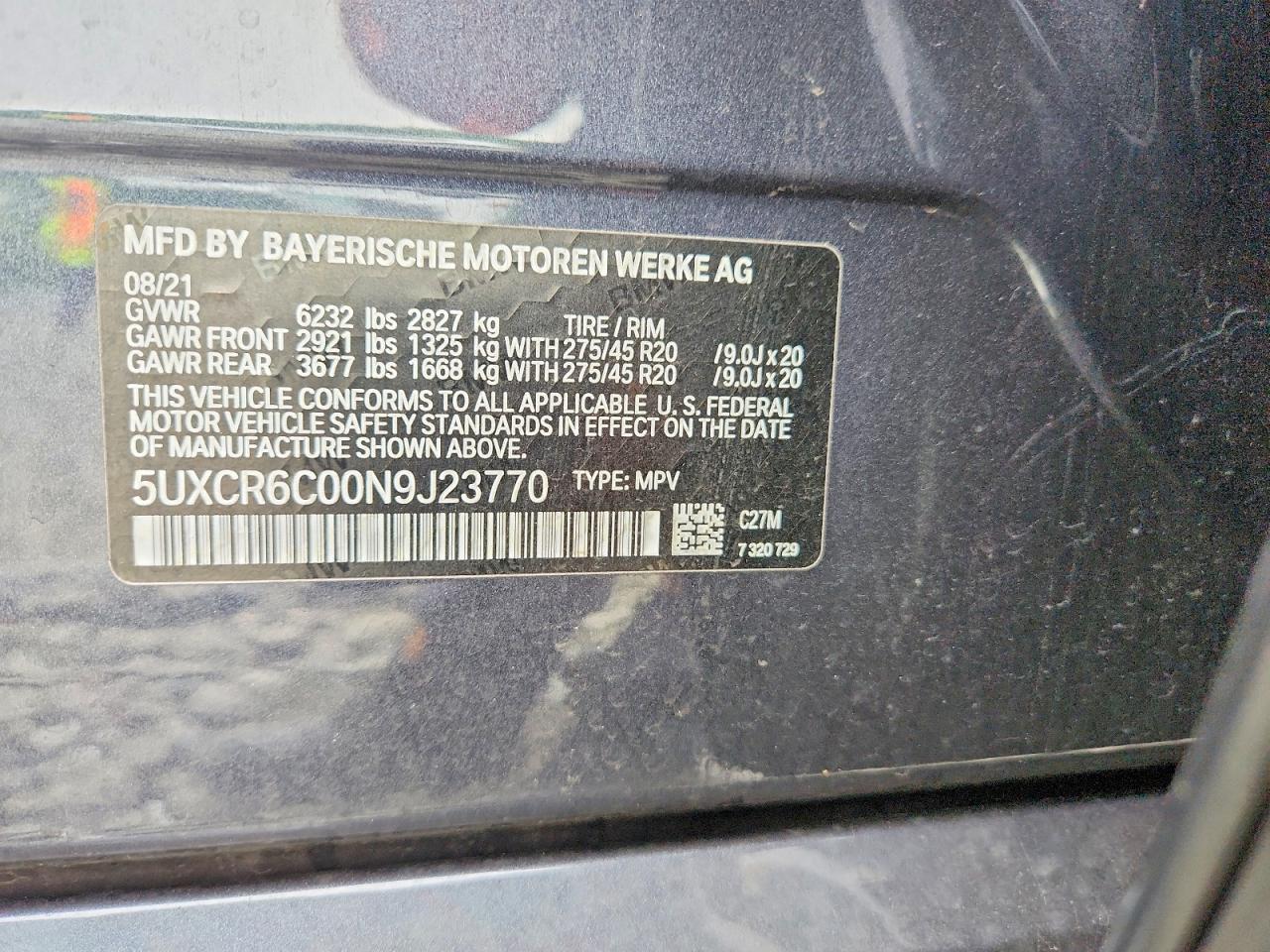 2022 BMW X5 xDrive40I - zdjęcie 13
