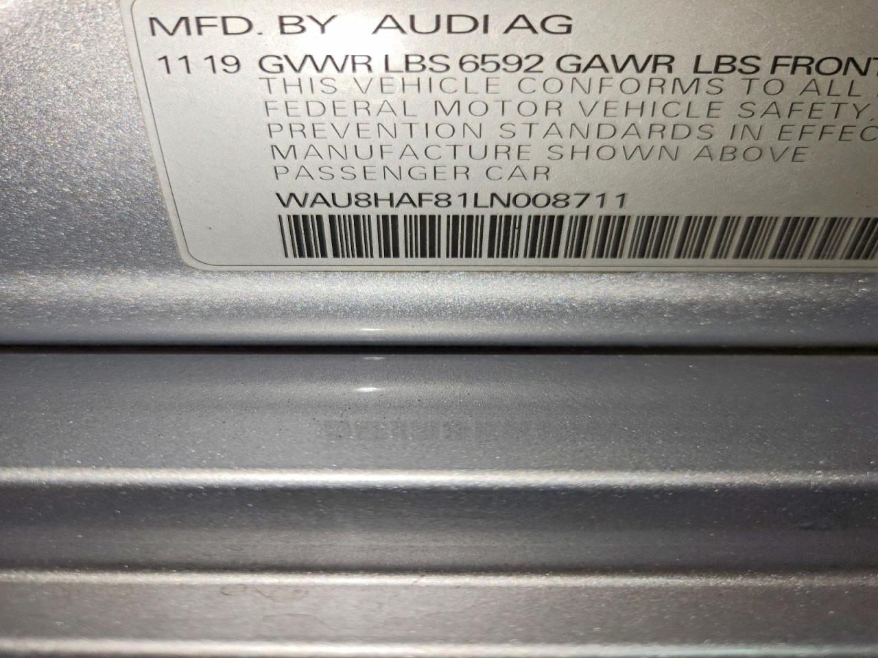 2020 Audi A8 L E - zdjęcie 14