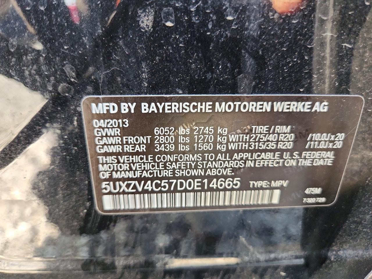 2013 BMW X5 xDrive35I - zdjęcie 12