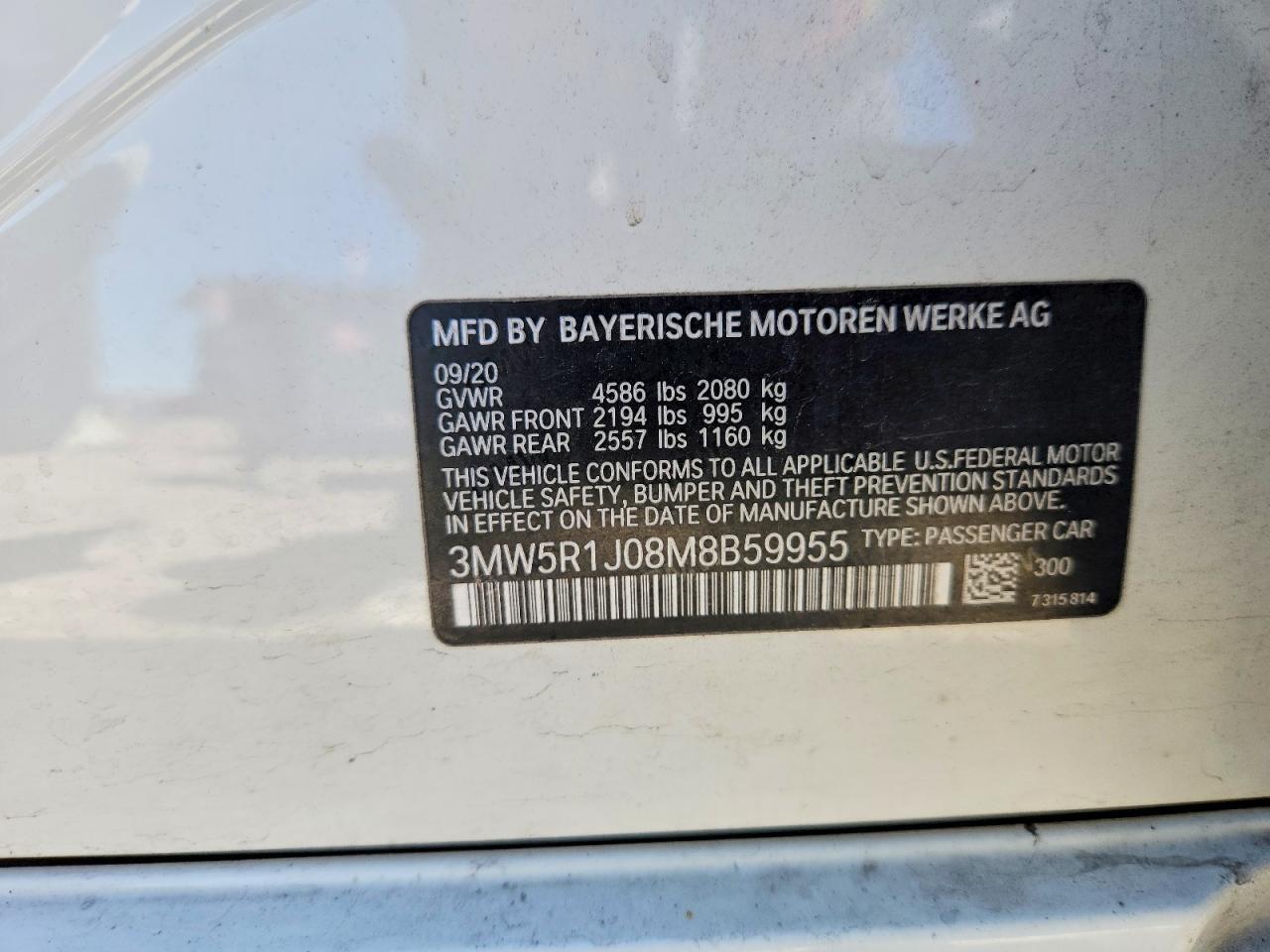 2021 BMW 330I - zdjęcie 12