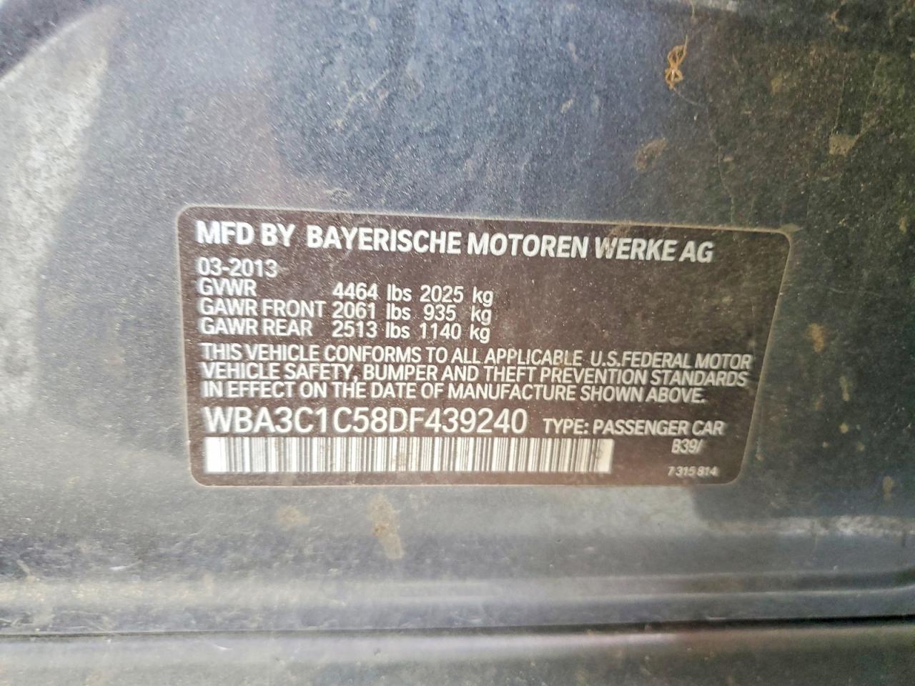 2013 BMW 328 I Sulev - zdjęcie 12