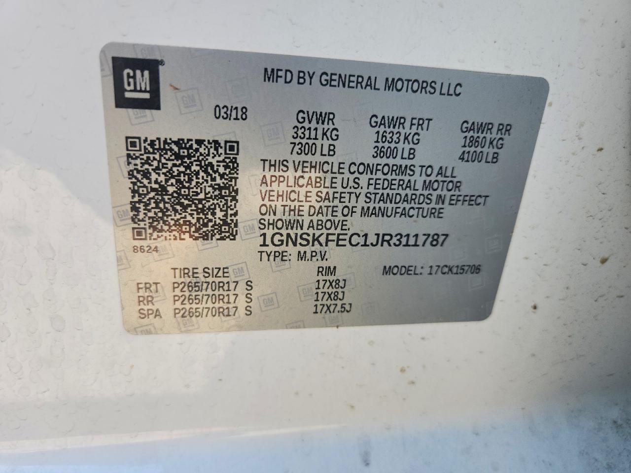 2018 Chevrolet Tahoe Special - zdjęcie 12