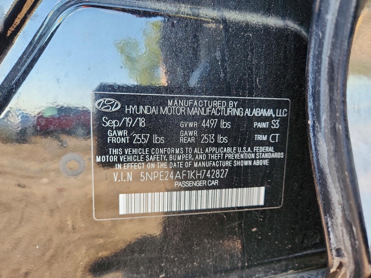 2019 Hyundai Sonata Se - zdjęcie 12
