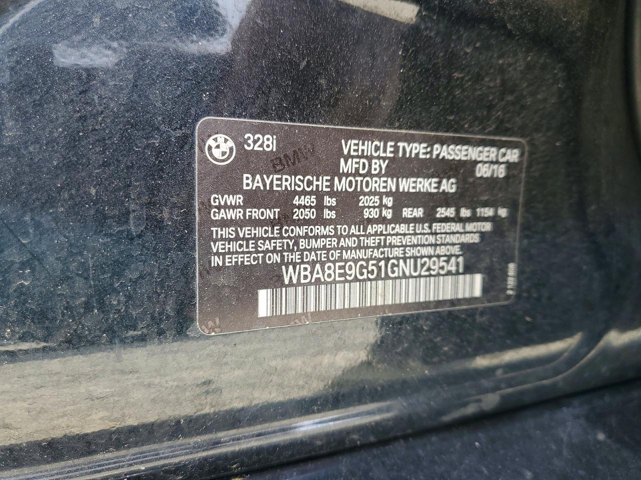 2016 BMW 328 I Sulev - zdjęcie 12