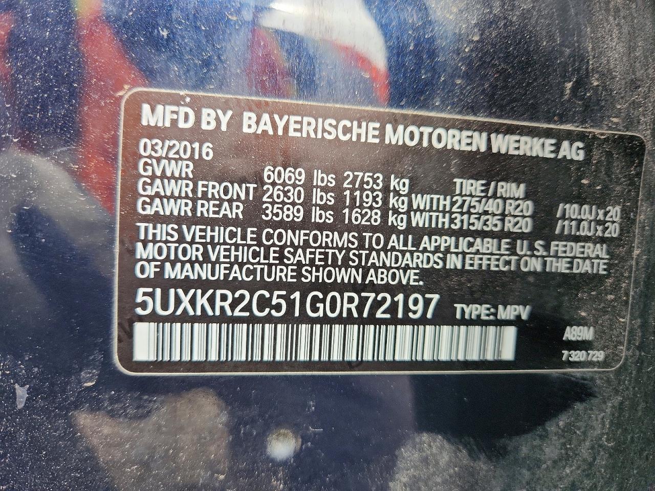 2016 BMW X5 Sdrive35I - zdjęcie 13