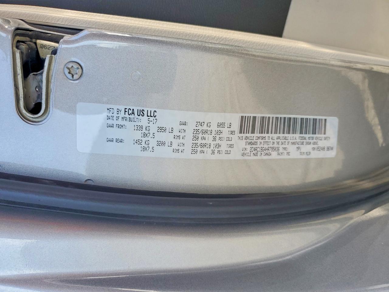 2017 Chrysler Pacifica Touring L - zdjęcie 13