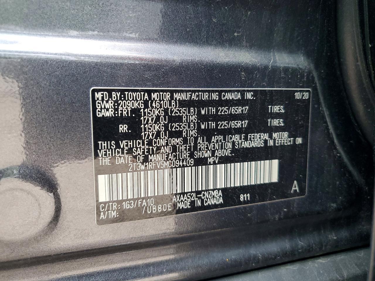 2021 Toyota Rav4 Xle - zdjęcie 14