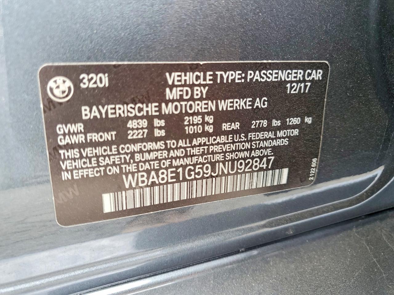 2018 BMW 320 I - zdjęcie 12