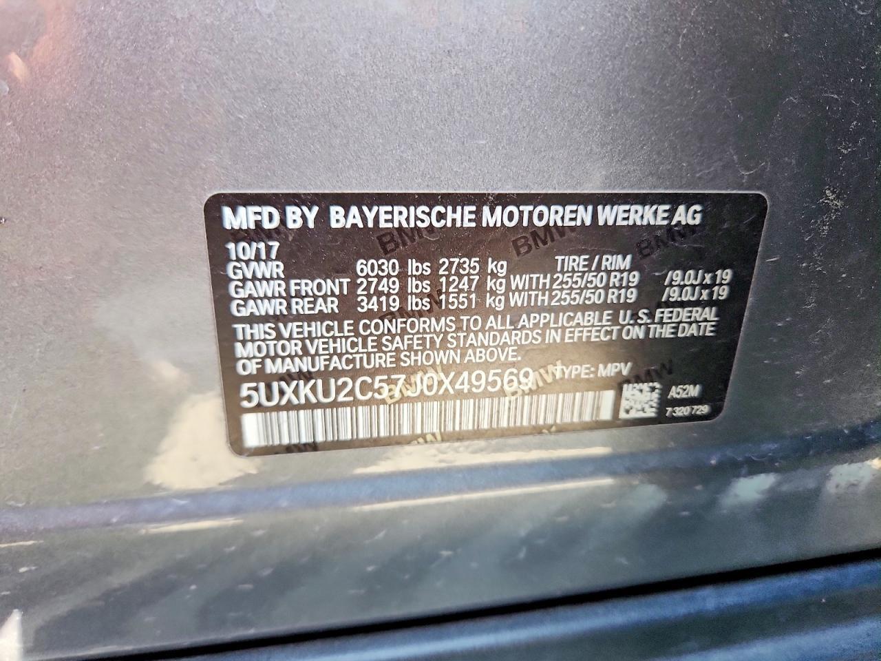 2018 BMW X6 xDrive35I - zdjęcie 13