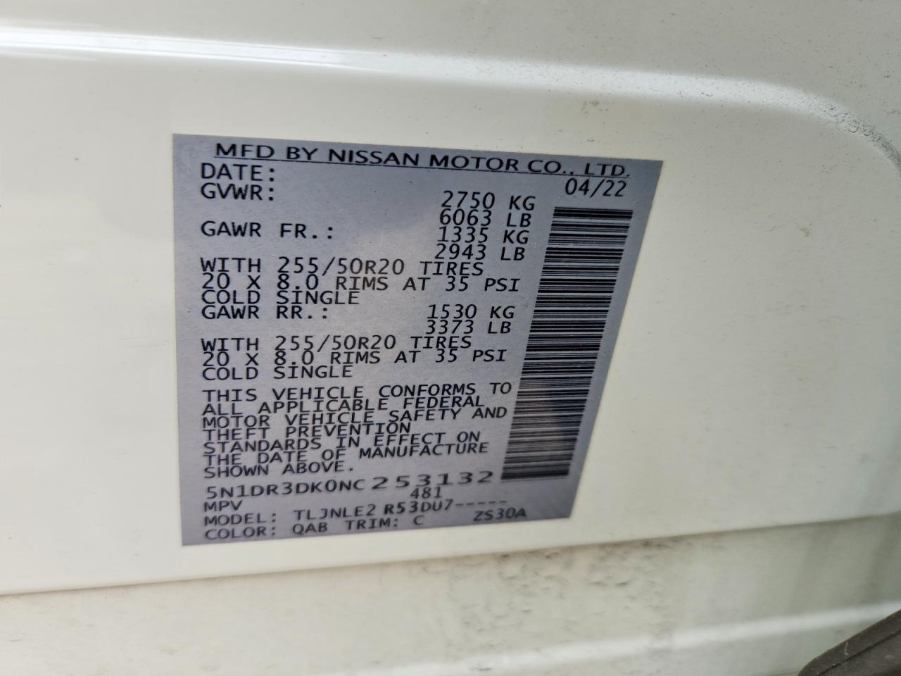 2022 Nissan Pathfinder Platinum - zdjęcie 13