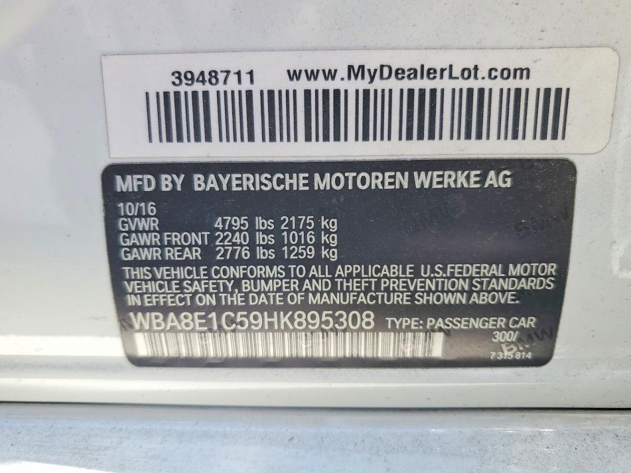 2017 BMW 330E - zdjęcie 12