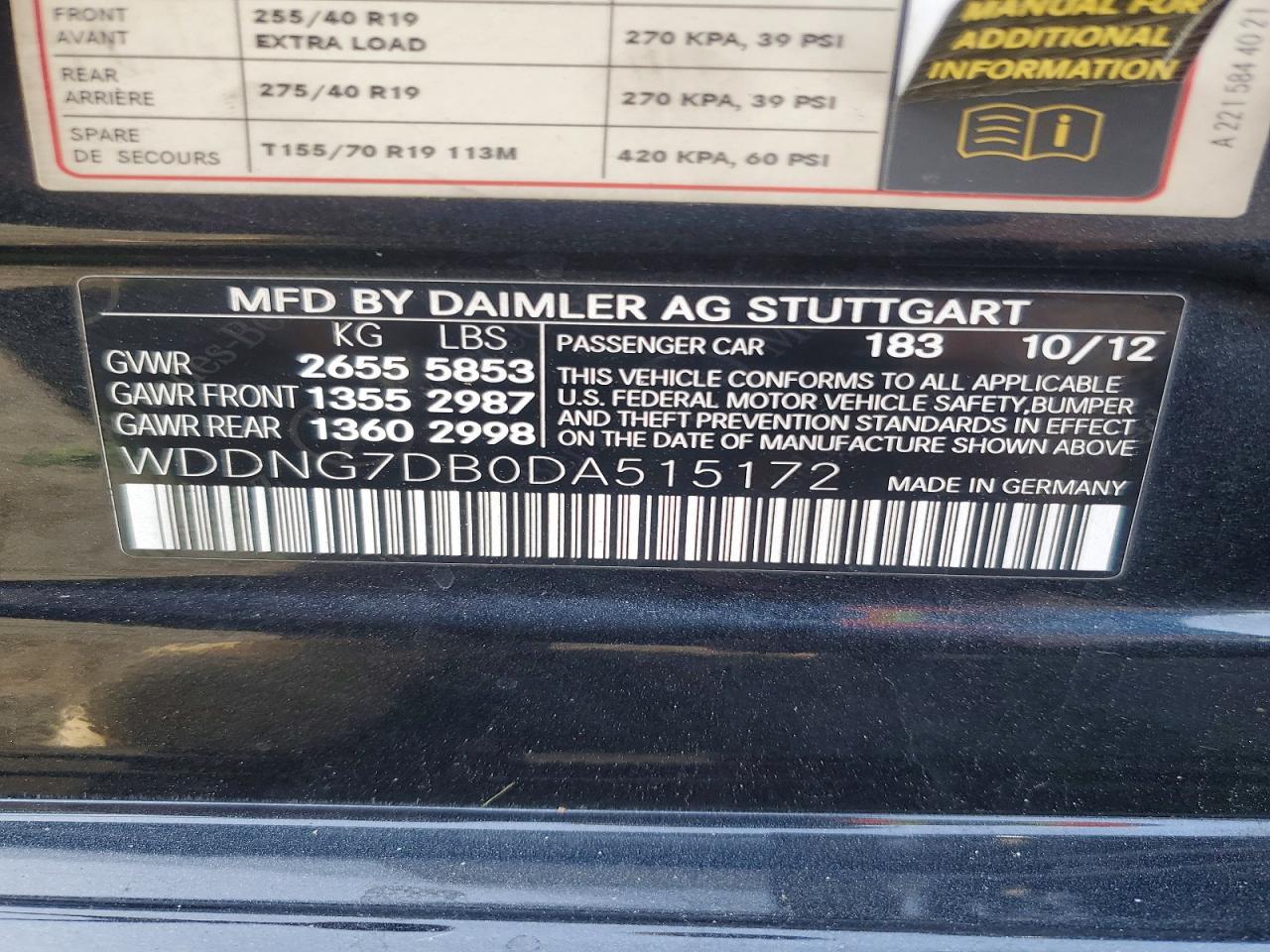 2013 Mercedes-Benz S 550 - zdjęcie 12