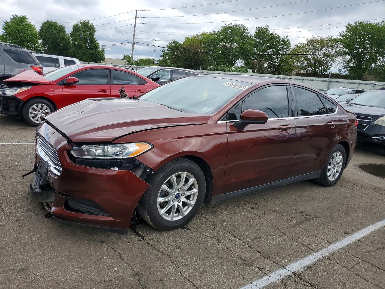 2016 Ford Fusion S - zdjęcie główne