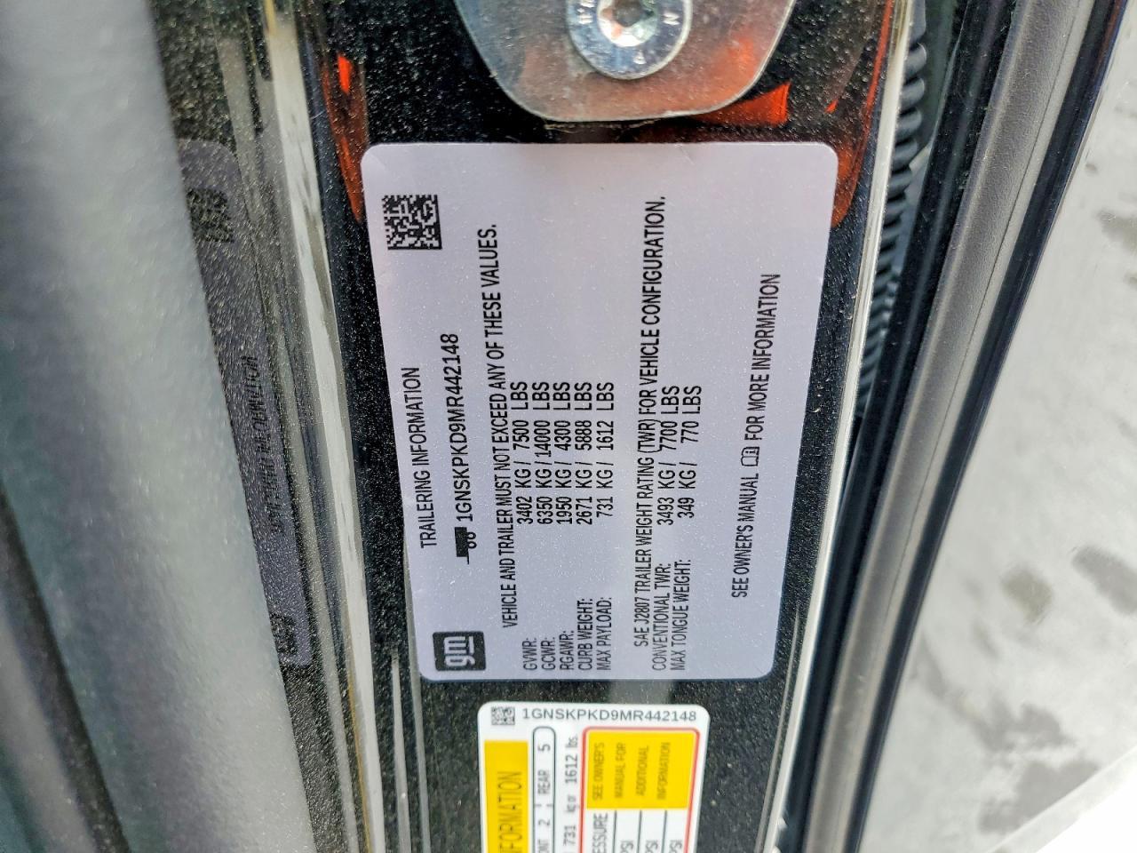 2021 Chevrolet Tahoe K1500 Z71 - zdjęcie 13
