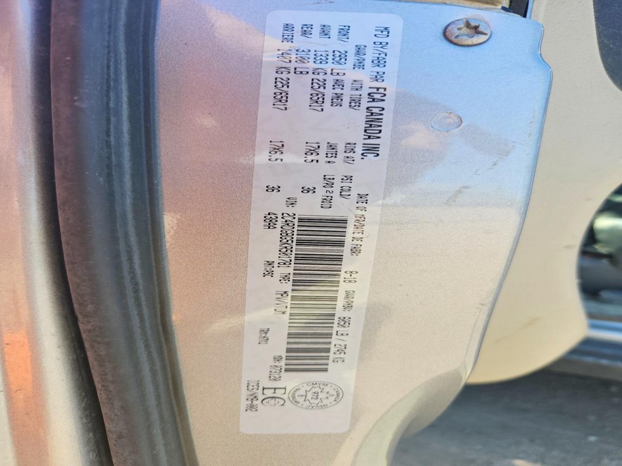 2019 Dodge Grand Caravan Se - zdjęcie 12