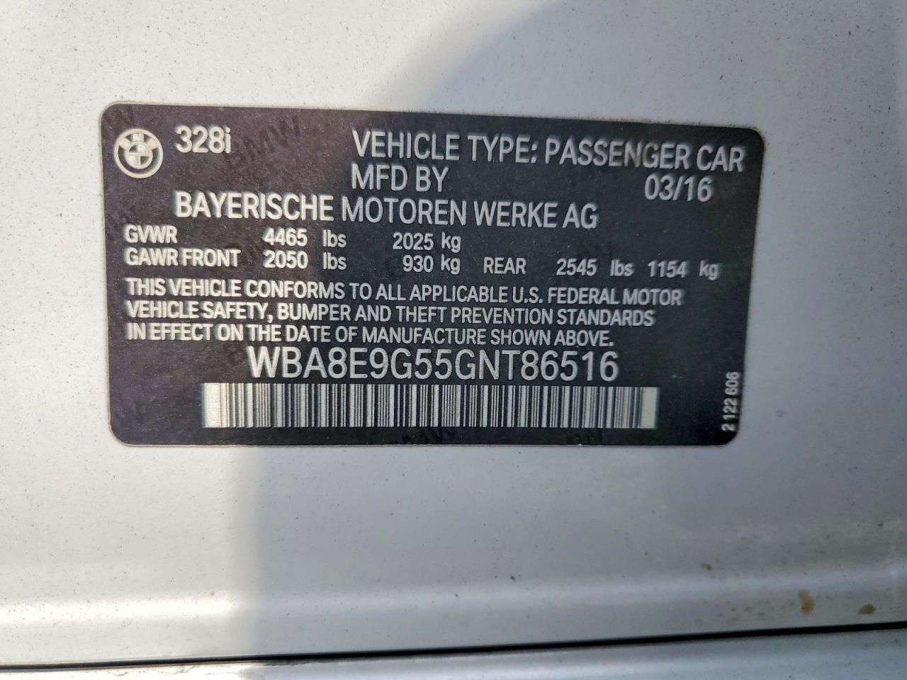 2016 BMW 328 I Sulev - zdjęcie 12