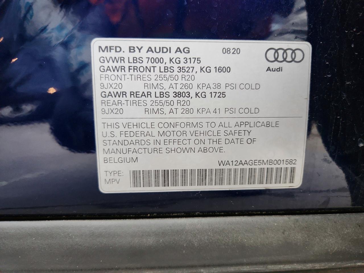 2021 Audi E-Tron Sportback Premium Plus - zdjęcie 14